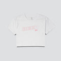 Ladies Gradient Text Crop